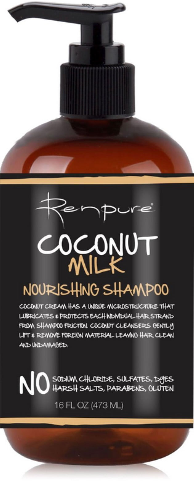 Renpure Coconut Milk Nourishing Shampoo, 16 oz - Walmart.com