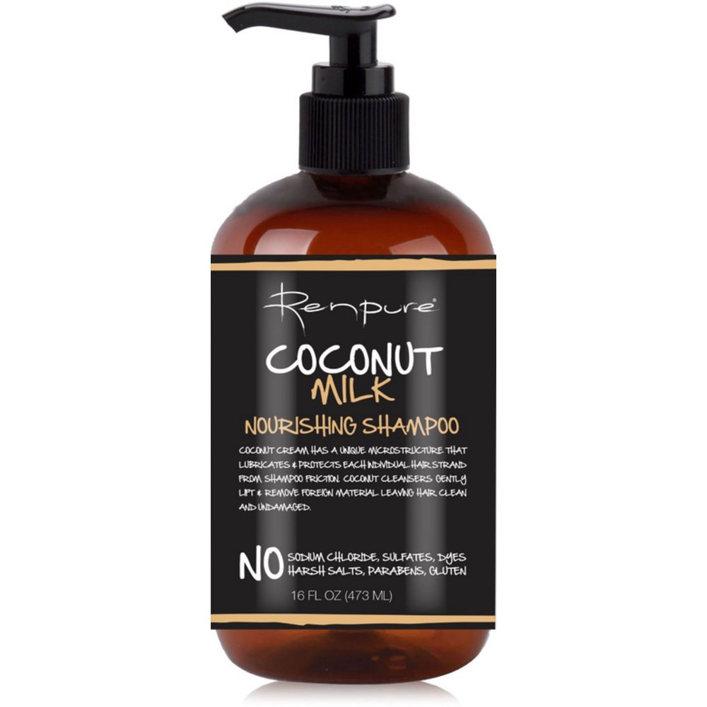 Renpure Coconut Milk Nourishing Shampoo, 16 oz (Pack of 4) Walmart