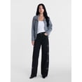 thumbnail image 2 of Madden NYC Women's The It Girl Ultra 90s Jeans with Rhinestone Bows, Sizes XXS-XXL, 2 of 5