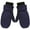 Navy, variant on Children Ski Gloves Windproof Winter Solid Warm Boys Girls Outdoor Skating Snow Skiing Mittens Blue