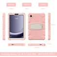 thumbnail image 2 of SaniMore Tri-layer Hybird Case for Samsung Galaxy Tab A9 8.7" 2023 SM-T550 SM-P550, Rugged PC Shell Silicone Anti-drop Shockproof Hidden Kickstand Heavy Duty Protective Cover, Cherrypink, 2 of 17