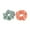 Multicoloured - 900, variant on American Eagle Womens 2-Pack Hair Scrunchie, Multicoloured