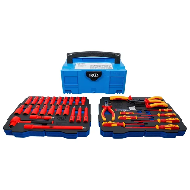 JUEGO HERRAMIENTAS DADOS DESARMADORES VDE 36 PZS | BGS 70230