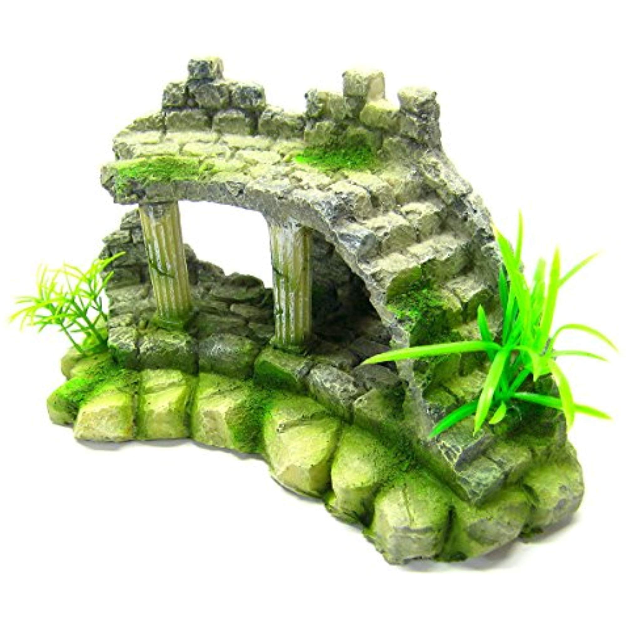 ISTA Ancient Civilizations Ruins Aquarium Ornament 7.3" fish tank