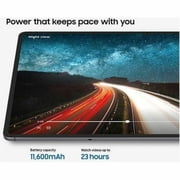Samsung Galaxy Tab S11 Ultra SM-X930 Tablet, 14.6 WQXGA+, MediaTek Dimensity 9400+ (MT6991) Octa-core, 12 GB, 256 GB Storage, Android 16, Gray