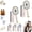 Beige*2, variant on 2026 Upgraded Electric Steam Brush for Hair, Press, Comb, and Mist Simultaneously, Strong, Less Breakage, no Hair Residue, for Both Long and Short Hairs, Reduce Frizz