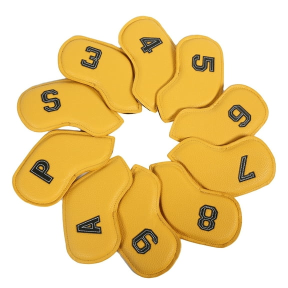 Jesscasday 10Pcs Golfs Head Cover Men Women Golfs Driver Golfs Club Cover Iron Headcover