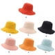 thumbnail image 3 of Jumpingount Sombrero de pescador de pesca, gorra de pescador de algodón para mujeres y adultos, sombreros de verano transpirables cómodos de Color sólido, Sombreros Rojo Jumpingount AP012046-01, 3 of 6