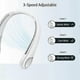 thumbnail image 3 of Neck Fan Cooling Portable Personal Fan 360 Usb Rechargeable Hanging Neck, 3 of 4