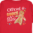 thumbnail image 4 of Inktastic Official Cookie Tester Cute Gingerbread Boys or Girls Long Sleeve Toddler T-Shirt, 4 of 5
