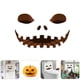 thumbnail image 5 of 6 hojas de calcomanías de halloween party photo soporte sonriente calabaza fondo de pared calcomanías, 5 of 5