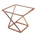thumbnail image 1 of Soporte de esponja de maquillaje de metal, soporte de secado de esponja geométrica 3d, polvo de huevo de belleza, oro rosa, 11 Feliz Sencillez, 1 of 5