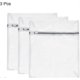 thumbnail image 3 of Mesh Laundry Bags, 3 Pieces 11.8"x15.7" Mesh Laundry Bag Fine Net Travel Storage Organize Bag with Zipper for Fine Clothes Laundry Bag, Gray, 3 of 5