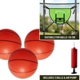 thumbnail image 5 of GARENDE Kids Basketball Hoop with Pump and Mini Ball for Trampoline Basketball Goal Easy Install Basketball Stand for All Ages with 3pcs balls, 5 of 8