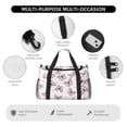 thumbnail image 4 of Disketp Butterflies (2) Bolsa de Viaje Tipo Duffle, Bolso de Mano para Fin de Semana para Mujer, Bolsa de Gimnasio Ligera para Hombre, Esencial para Viajes, 4 of 7