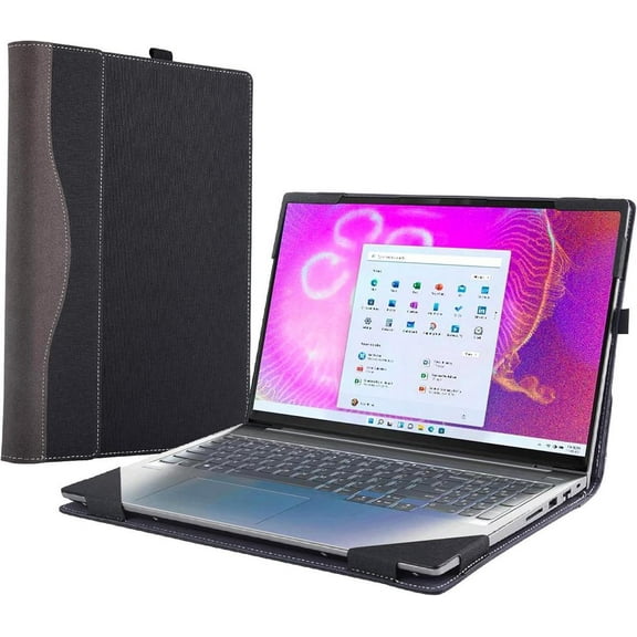 Laptop Case Cover for 16 inch Lenovo IdeaPad 5 Pro Gen 6 Gen 7 Gen 8 / IdeaPad Slim 5i Pro 16 2023 Notebook Sleeve Computer Bag Protective PU Leather Shell