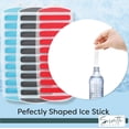 thumbnail image 3 of Silicone Ice Stick Tray for Water Bottles, 10 Slots, 3.5 inch Long Ice Cubes (Blue), 3 of 6