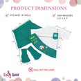 thumbnail image 4 of Ropa para muñecas Emily Rose 18 pulgadas Jr. Traje de uniforme de Girl Scout, 4 of 9