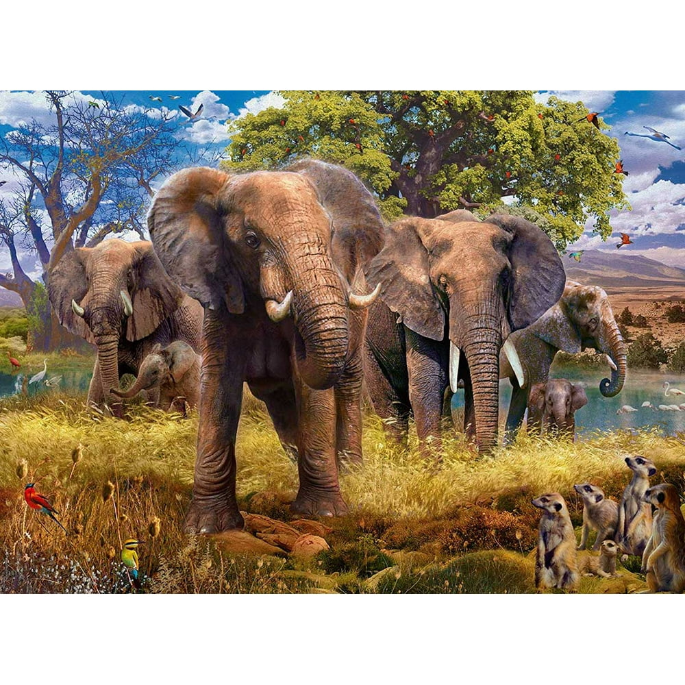 Elephants, a 500piece Puzzle by Ravensburger