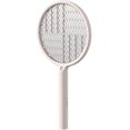 thumbnail image 1 of Matamosquitos eléctrico LED, matamoscas con mosca, luz para matar mosquitos, 1200mAh, recargable por USB, Zapper (color: Blanco, Talla: Talla única) brillar Electrónica, 1 of 5
