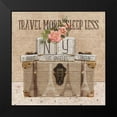 thumbnail image 2 of Lewis, Sheldon 12x12 Black Modern Framed Museum Art Print Titled - Travel More, 2 of 5