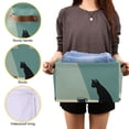 thumbnail image 5 of Yayeee Canvas Storage Basket with Handles for Shelves Fabric Bins Closet Organizer, Black Cat, 5 of 8