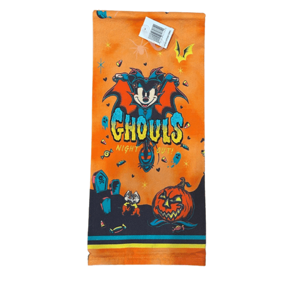 Disney Parks Halloween 2023 Mickey Ghouls Night Out Kitchen Towel Set of 2 New