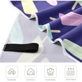 thumbnail image 2 of Coolnut Beach Towels Ice Cream Summer Camping Towels Sand Free Beach Towel, 30"x60" Large Beach Towels Quick Dry Bath Travel Towels Pool Yoga Beach Mat for Men Women, 2 of 6