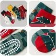 thumbnail image 3 of Kids Christmas Socks Toddler Nonslip Grip Christmas Socks Baby Holiday Winter Warm Socks Xmas Socks for Boys/Girls, 3 of 7