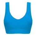 thumbnail image 1 of Sujetador deportivo sin almohadilla para el pecho y sin aros de acero, talla grande, para mujer, de una sola capa, sin almohadilla para el pecho, ropa interior para mujer, 1 of 1