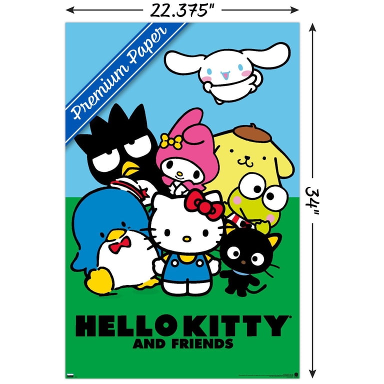 Hello Kitty and Friends: 21 Core - Standing Wall Poster, 22.375