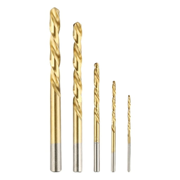 Left Hand Drill Bits Straight Shank Left Way HSS Drilling Tool 3.2-8.7mm