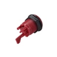 thumbnail image 3 of Interruptor de botón pulsador momentáneo de 27 mm con microinterruptor para juegos de arcade, rojo, 6 piezas, 3 of 5