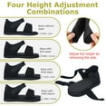 thumbnail image 2 of Shoe Balancer for use with Walking Boot or leg length discrepancy. Improves your gait using a variety of height adjustments., 2 of 9