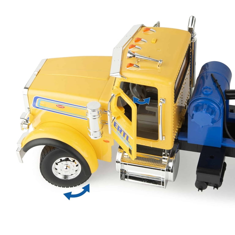 ERTL, 1/16 Big Farm Yellow and Blue Peterbilt Model 367 Cement