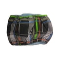 thumbnail image 4 of Barkertime Gray Plaid Neon Stripes Washable Dog Belly Band Male Wrap - Made in USA, 4 of 8