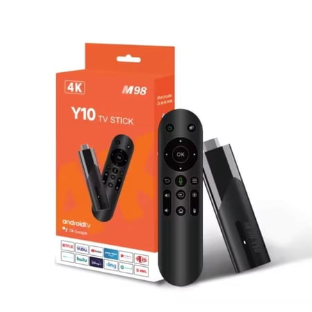 TV Stick M98-Y10, 2 + 16GB, 4K, HD, transmisión rápida, voz Alexa, controles de TV