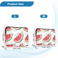 thumbnail image 4 of FORMRS 15-15.6 inch Laptop Sleeve Case Soft Carrying Quilted Computer Bag Cover, White Watermelon, 4 of 7