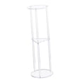 thumbnail image 3 of Mesa auxiliar de acrílico transparente, mesa auxiliar pequeña para bebidas, decoración para espacios pequeños, mesita de noche de acrílico, fácil mont, 3 of 8