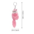thumbnail image 5 of Masteelf 1pc Fashionable Key Ring Key Pendant Key Decor Bag Pendant Plush Keychain, 5 of 8
