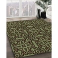 thumbnail image 3 of Ahgly Company Machine Washable Indoor Square Transitional Midnight Gray Area Rugs, 8' Square, 3 of 7