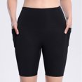 thumbnail image 2 of Buigttklop Biker Shorts for Women with Pockets-8'' High Waisted Tummy Control Yoga Workout Running Gym Spandex Shorts, 2 of 5