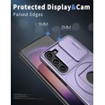 thumbnail image 4 of Fzchun Étui Magnétique pour Galaxy S23 Plus, Compatible avec Magsafe avec Protection contre les Chutes de Qualité Militaire, Support Rotatif Intégré pour Galaxy S23 Plus-Violet, 4 of 4