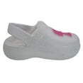 thumbnail image 5 of Barbie Girls' Faux-Fur Lined Sparkle Clogs Color: white Size: 9 - 12 months, 5 of 8