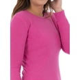 thumbnail image 3 of Women's and Women's Plus Waffle Thermal Underwear Crew Top, 3 of 5