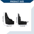 thumbnail image 3 of Unique Bargains Mud Flaps Splash Guards W/Mount  Accessories for Mercedes-Benz GLB 2020-2023 Front and Rear Mud Guards 1 Set, 3 of 6