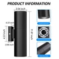 thumbnail image 3 of GEYANG Dusk to Dawn Outdoor Wall Lights , Integrated LED Cylinder Up Down 12W 2700K Modern Aluminum Light, Waterproof Exterior Light for Porch Patio Door, 3 of 6