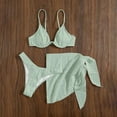 thumbnail image 5 of REORIAFEE Bathing Suit for Women 2 Piece Bikini Tropical Swimwear Bikini Set Light Blue M, 5 of 6