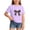 0-Purple1600, variant on Girls Cute Bow Tee Short Sleeve Round Neck T Shirt Soft Everyday T-Shirt, Sizes 5-14