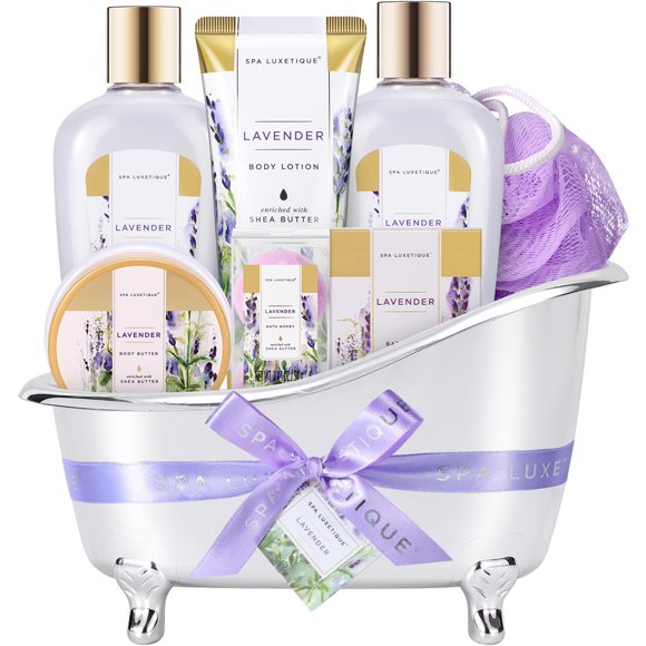 Set de regalo Spa Luxetique con baño de lavanda, 8 piezas para mujer